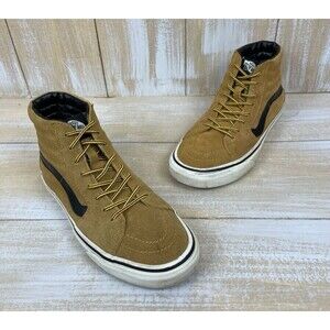 Vans Sk8-HI High Top Skater Copper Brown Suede Shoes Men's 6.5 Women’s 8